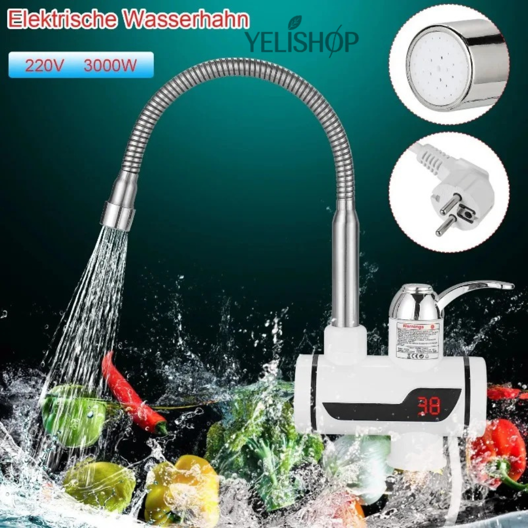 GRIFO ELÉCTRICO CON CALENTADOR DE AGUA INSTANTÁNEO