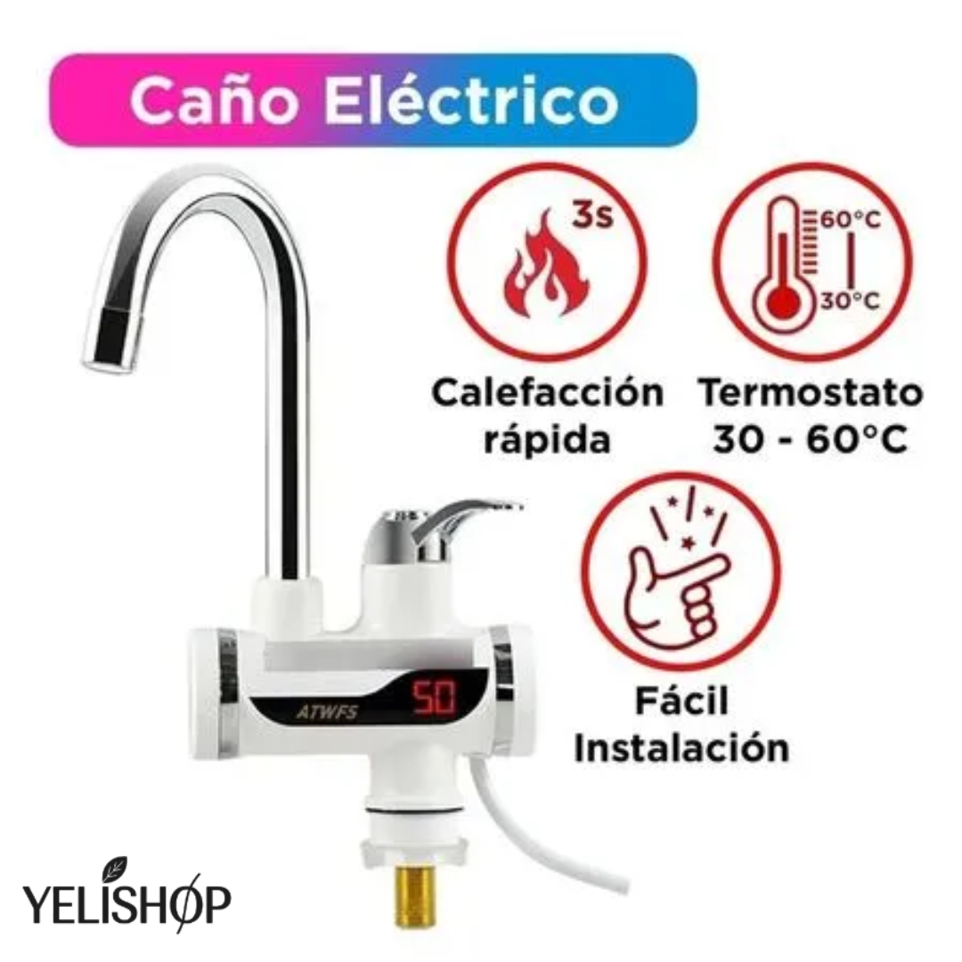 GRIFO ELÉCTRICO CON CALENTADOR DE AGUA INSTANTÁNEO